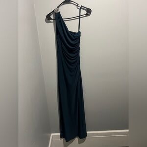 Ralph Lauren One Shoulder Black Dress